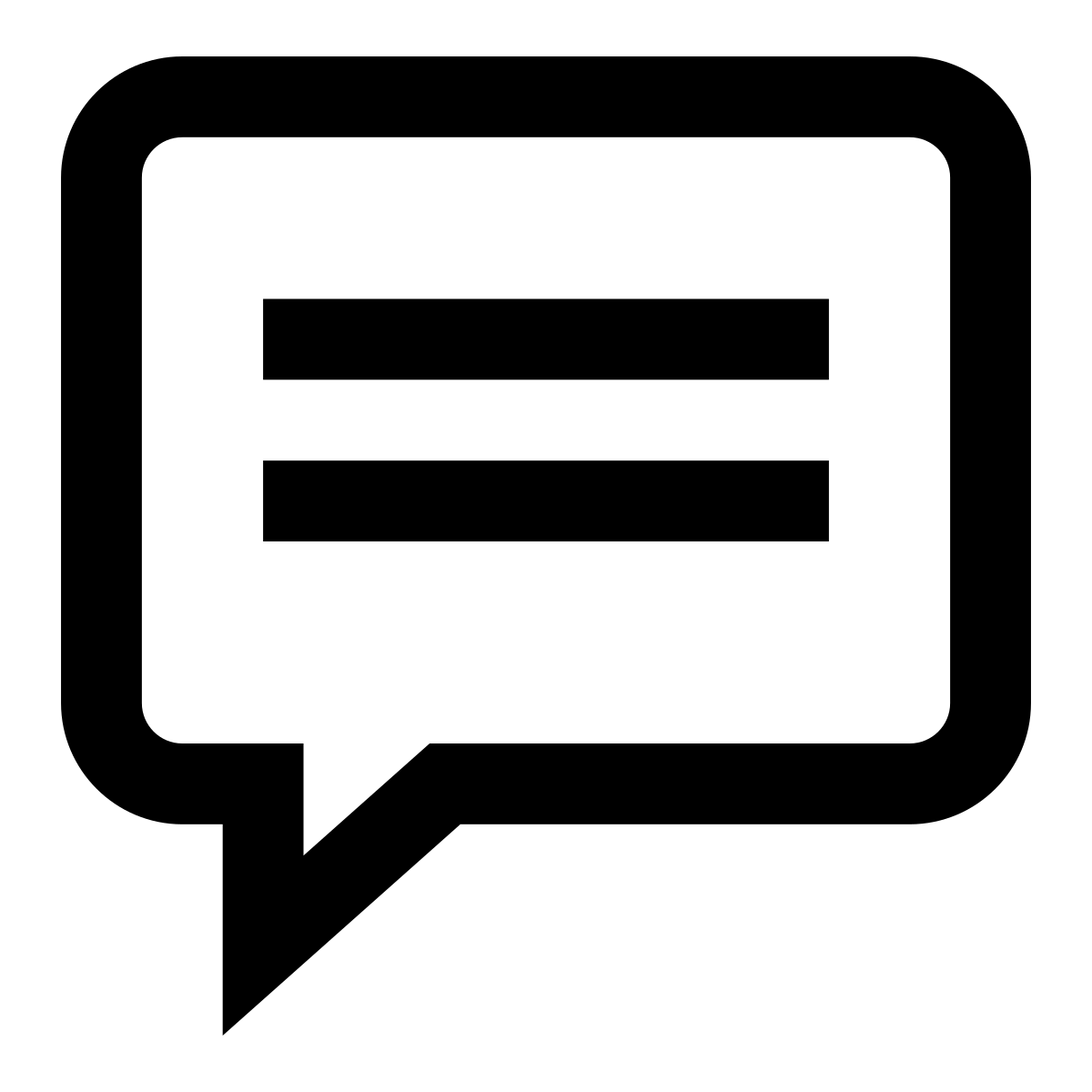 Text Bubble Icon